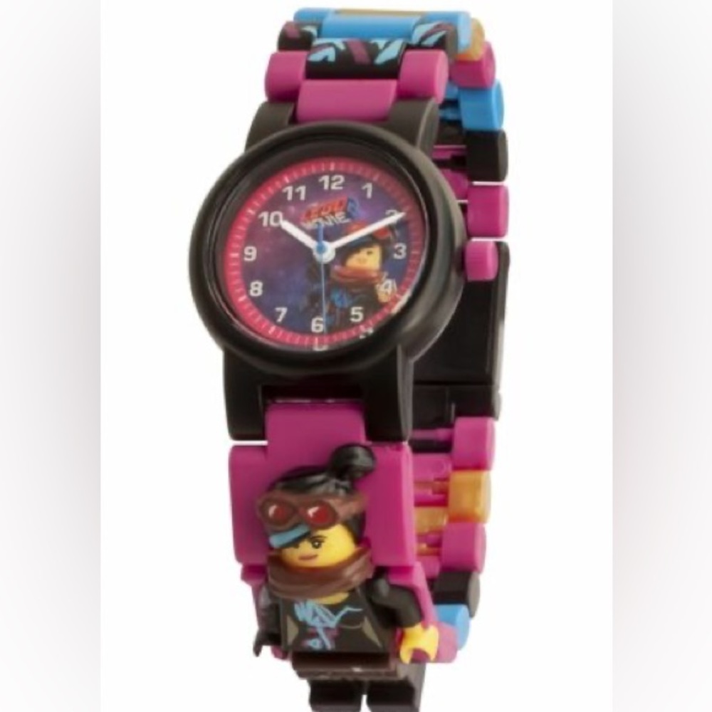 LEGO Movie 2 Wyldstyle Kids Buildable Watch Minifigure Pink